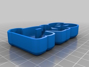 iris baixo recipientes personalizado 3d print model - Mito3D