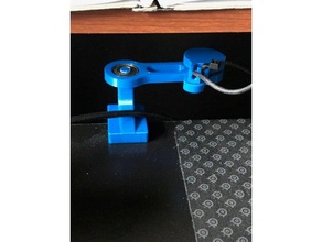 mouse bungee stand 2 clamp computer 3d print model - Mito3D