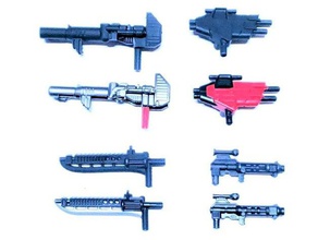 les transformateurs cw sunstreaker gunsword sculptures blaster de l'énergie arme à feu mini miniature sci fi gratuite sci-fi scifi l'épée jouet transformateur 3d print model - Mito3D