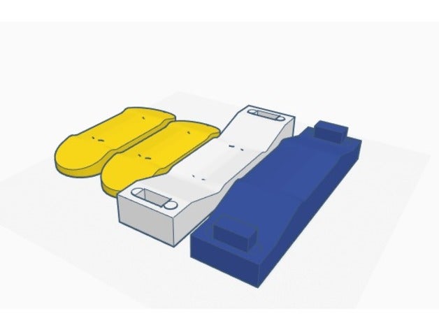 braço do molde A impressão 3d fingerboard 3D print model - Mito3D