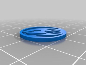 fire token 3d printing 3d print model - Mito3D