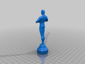 oscar con leyenda las esculturas personalizado 3d print model - Mito3D