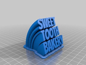 sweet tooth bakery 2 office customized 3d print model - Mito3D