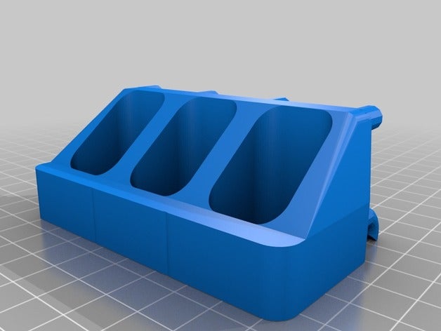 my customized pegstr - pegboard wizard fat sharpe marker holder tool holders & boxes 3D print model - Mito3D