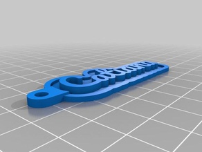 la mia chiave personalizzata catena il vostro nome personale i portachiavi su misura 3d print model - Mito3D