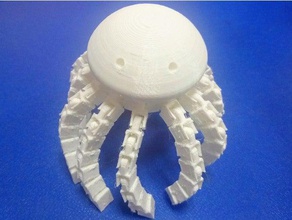 articulated jellyfish toys & games 3d print model - Mito3D