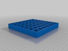 7x7 parts bins organization customized 3d print model - Mito3D