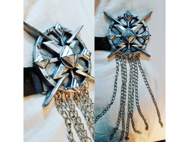 seigneur des tempêtes pendentif le costume rôle essentiel de cosplay kord yasha 3D print model - Mito3D