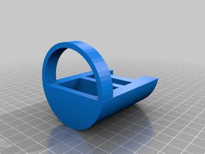 16 mm tubo de ensayo insertar La impresión en 3d 3d print model - Mito3D