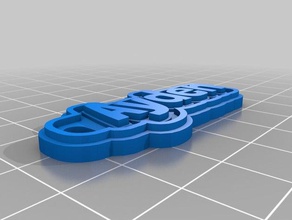 ayden Schlüsselanhänger kundengebundene 3d print model - Mito3D