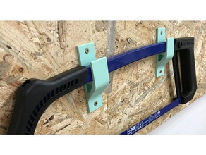 s gehalter saw holder tool holders & boxes mount tools wallmount wandhalterung werkzeugwand 3d print model - Mito3D
