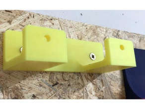 hammerhalter hammer holder tool holders & boxes tools wallmount wandhalterung werkzeughalter werkzeugwand 3d print model - Mito3D