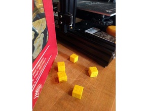 perfectly average d6 die dice dnd dungeons dragons 3d print model - Mito3D