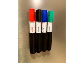 magnetic whiteboard marker holder thingy office 3d print model - Mito3D
