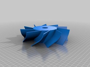 fan props 3d print model - Mito3D
