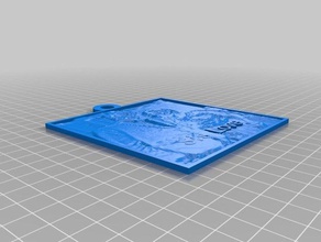 mon phane 2d art personnalisé 3d print model - Mito3D