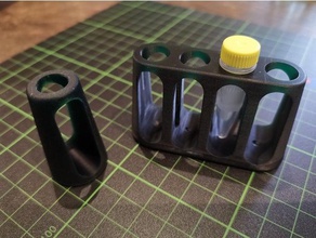 customizable vial rack learning 3d print model - Mito3D