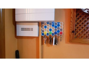 colgador llaves household supplies llaveros key holder llave llavero soportes 3d print model - Mito3D