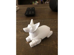 corgi movable legs toys & games animal dog puppy toy 3d print model - Mito3D