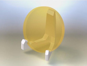 100mm medaglia di visualizzazione arredamento 3d print model - Mito3D