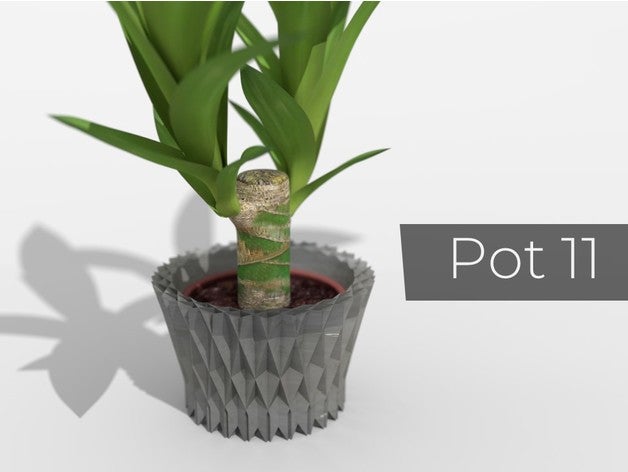 pentola 11 arredamento fiore vaso di fiori vasi la pianta fioriera fioriere piante piantare in pot il i 3D print model - Mito3D