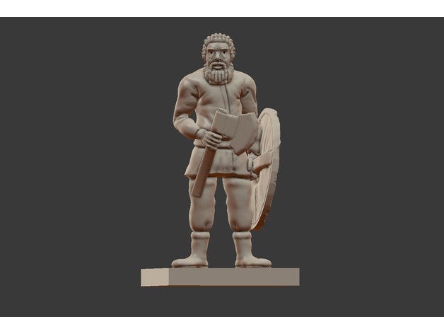 viking hacha juegos y juguetes no molestar el juego de roles rpg tablero la mesa 3D print model - Mito3D