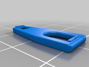 zipper pull tab replacement parts useful zipperpull 3d print model - Mito3D