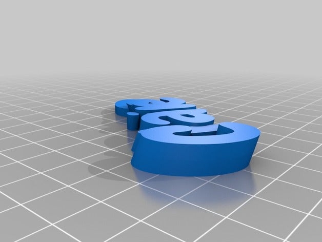 claire llaveros personalizado 3D print model - Mito3D