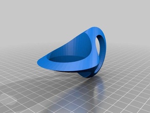 my customized oloid math art 3d print model - Mito3D