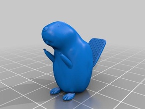 beaver animali 3d animale 3d print model - Mito3D