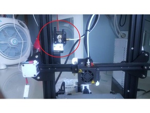 ender-3 extruder mount damper 3d printer parts creality ender 3 stepper dampers vibration 3d print model - Mito3D