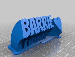 barrie office kundengebundene 3d print model - Mito3D