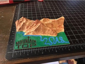 mountain top 2017 yrg cadeau sculptures mtop 3d print model - Mito3D