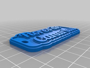 flores lobster keychain keychains customized 3d print model - Mito3D