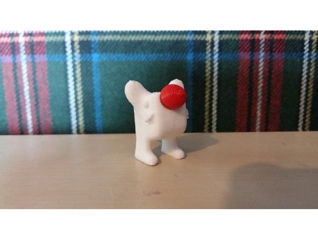 cubo de ratón art maus el la rata juguete los juguetes 3D print model - Mito3D