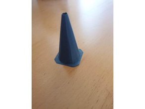 customisable traffic cone - spiralize toy & game accessories 3d print model - Mito3D