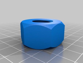 m19 tuerca hexagonal partes 3d print model - Mito3D