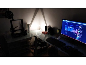 ring lamp led strip diy desk electronics 3d print model - Mito3D