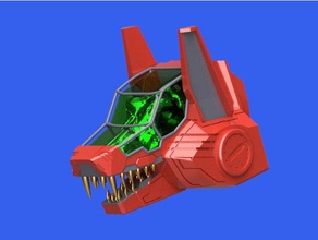 comando lupo modello di robot mecha zoid 3d print model - Mito3D