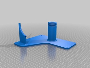 ft-6 internal mount single extruder spool holder 3d printer parts 3d print model - Mito3D