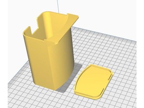 krups café amoladora de la tapa del cubo las piezas repuesto 3d print model - Mito3D