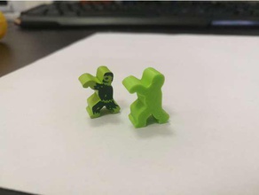 tiny epic zombies - mepple toy & game accessories boardgame mepples 3d print model - Mito3D