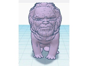 thanos lion 3d printing avengers endgame funny marvel meme 3d print model - Mito3D
