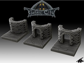 dungeon tower tiles join our patreon buildings & structures 3d print model - Mito3D