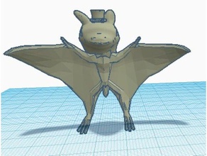Bay llama-dactyl 3d baskı alpaka dino dinozor fantezi şapka llama üst 3d print model - Mito3D