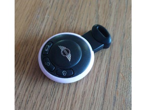 Schlüsselanhänger-Ersatz Schutz-ring mini cooper jcw r55 r56 r57 r58 r59 r60 automotive keyfob mini-cooper ring 3d print model - Mito3D