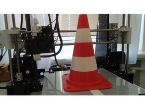 cône du trafic 3d print model - Mito3D