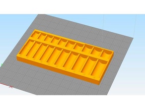 kobalt tools socket wrench organizers automotive organization organizer sockets tool holder 3d print model - Mito3D