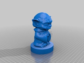 yoda base las esculturas 3d print model - Mito3D