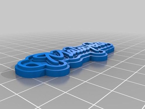 malayeka keychains customized 3d print model - Mito3D